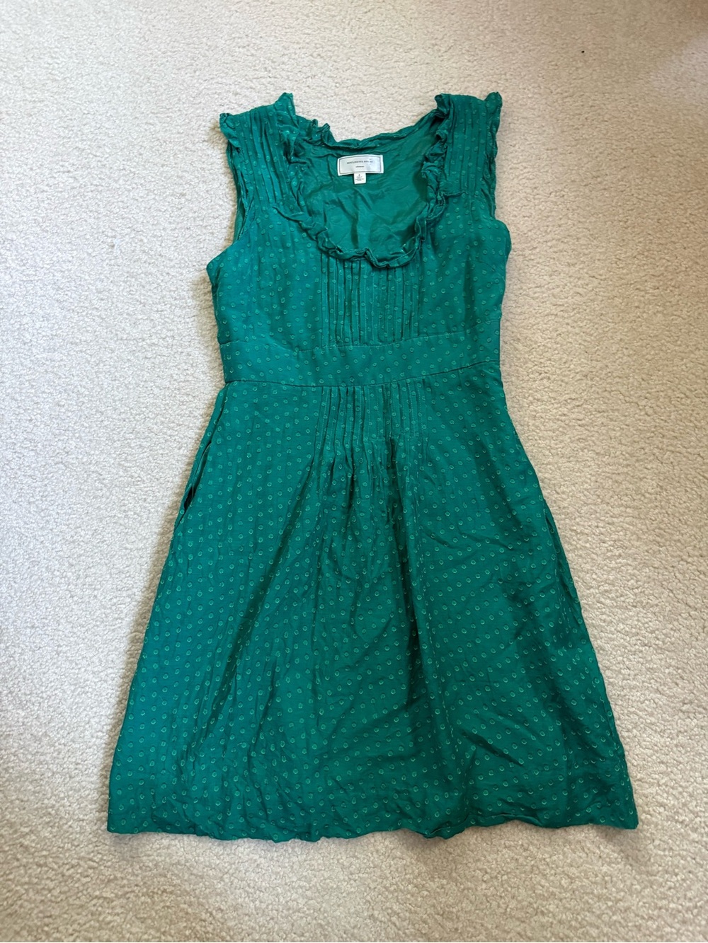 Moulinette Sœurs Silk polka dot dress